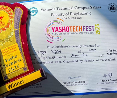 Free Fire competition at Yashotechfest 2K25, a state-level technical competition